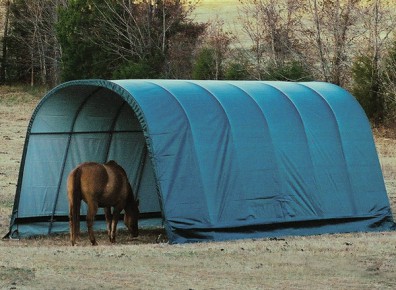 tunnel d'élevage pour un cheval